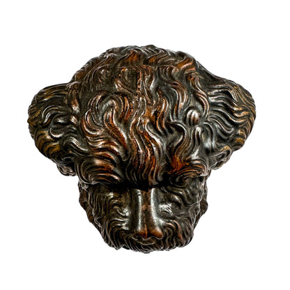 19th century Bernard Bloch Austrian figural lidded dog head tobacco jar humidor