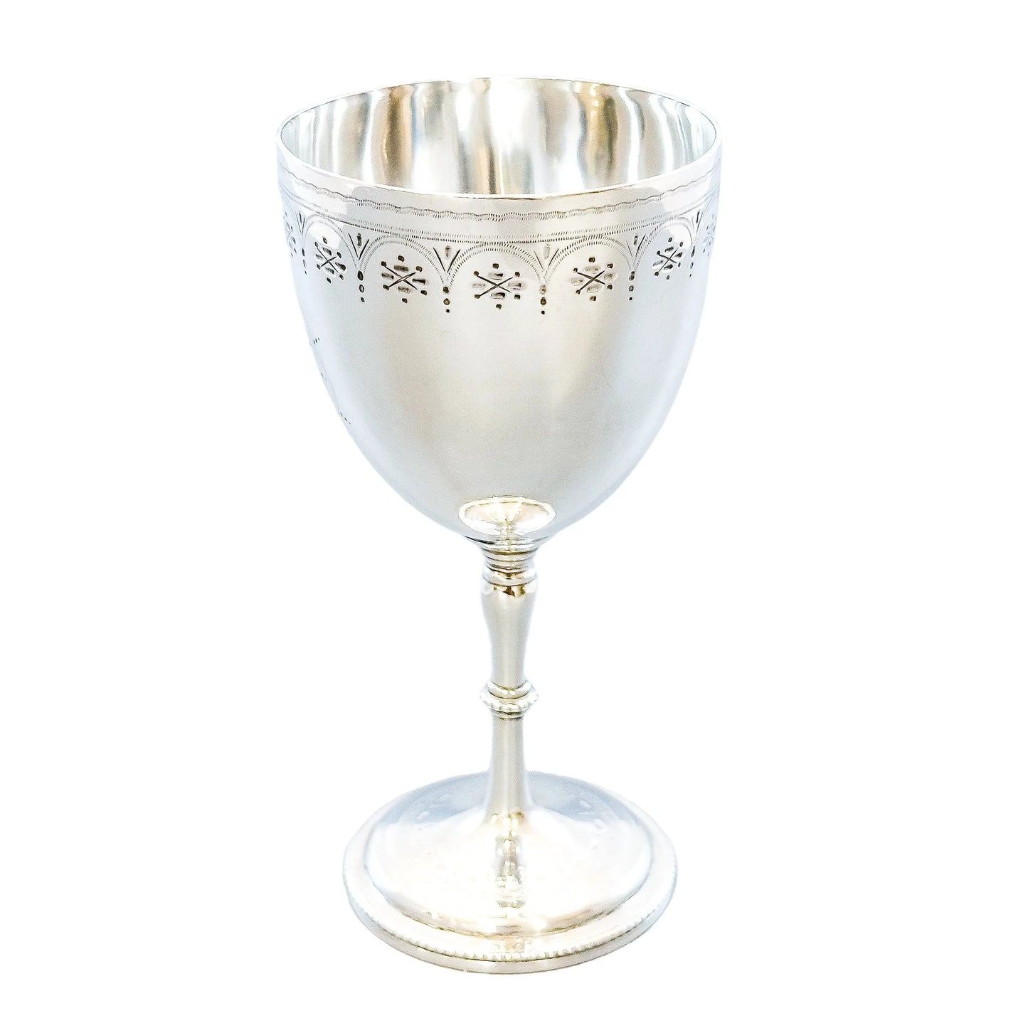 Mid-Victorian sterling silver chalice