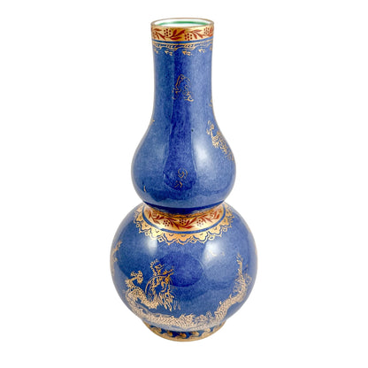 1900's Daisy Makeig-Jones for Wedgwood porcelain double gourd "Celestial Dragon" vase
