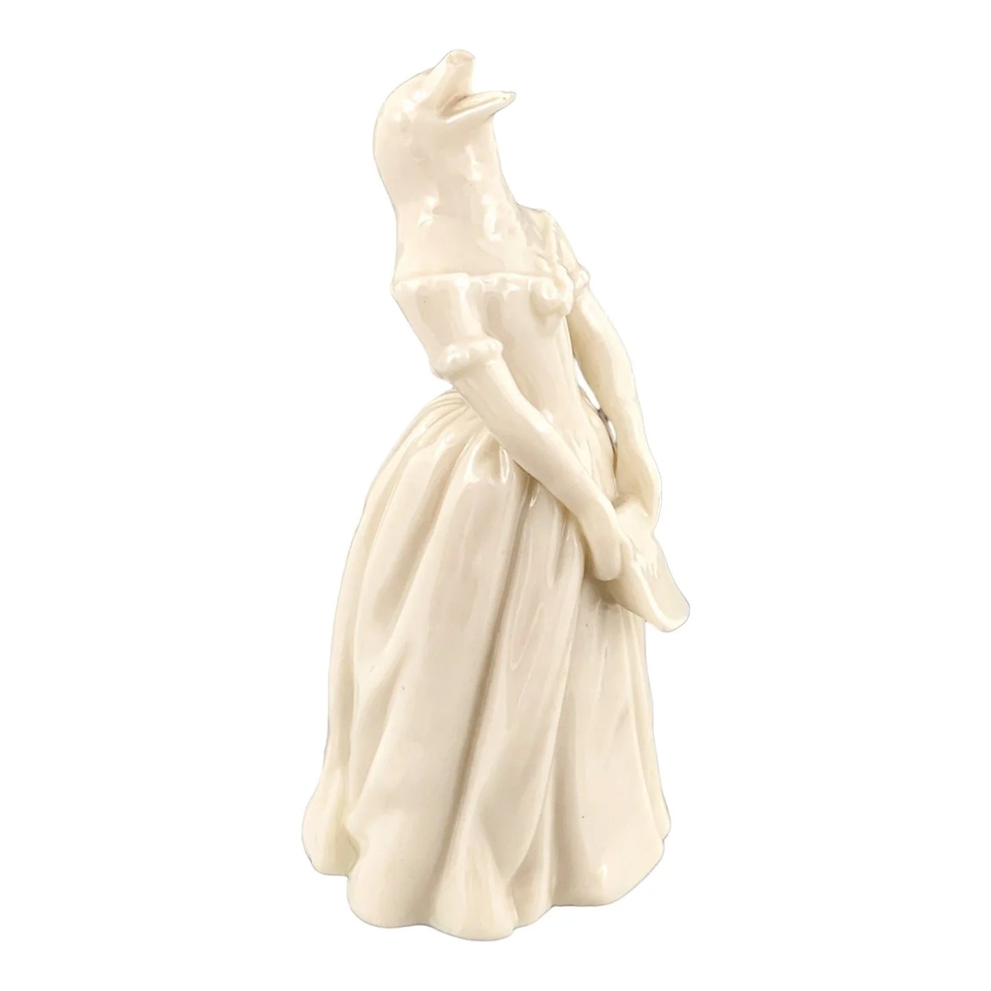 Rare Royal Worcester candle snuffer - "Confidence", Jenny Lind (Swedish Nightingale)