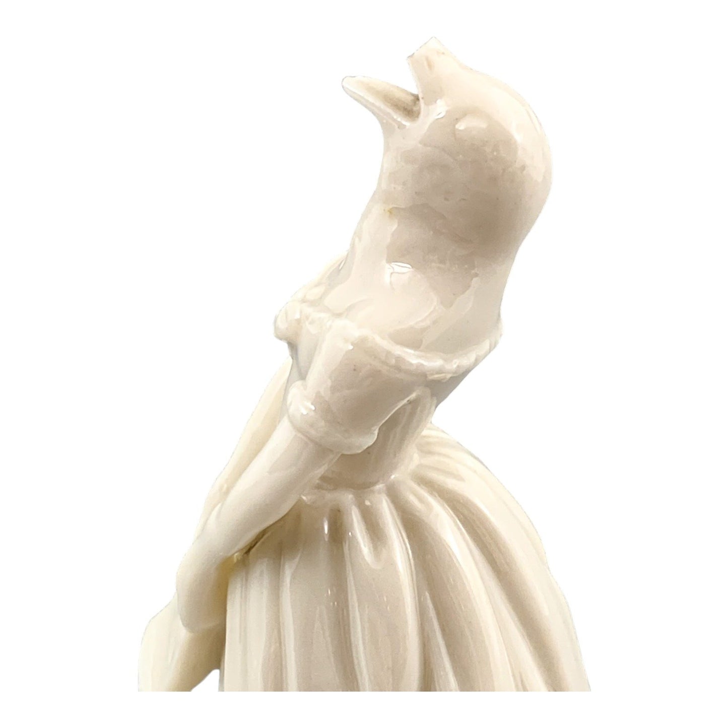 Rare Royal Worcester candle snuffer - "Confidence", Jenny Lind (Swedish Nightingale)