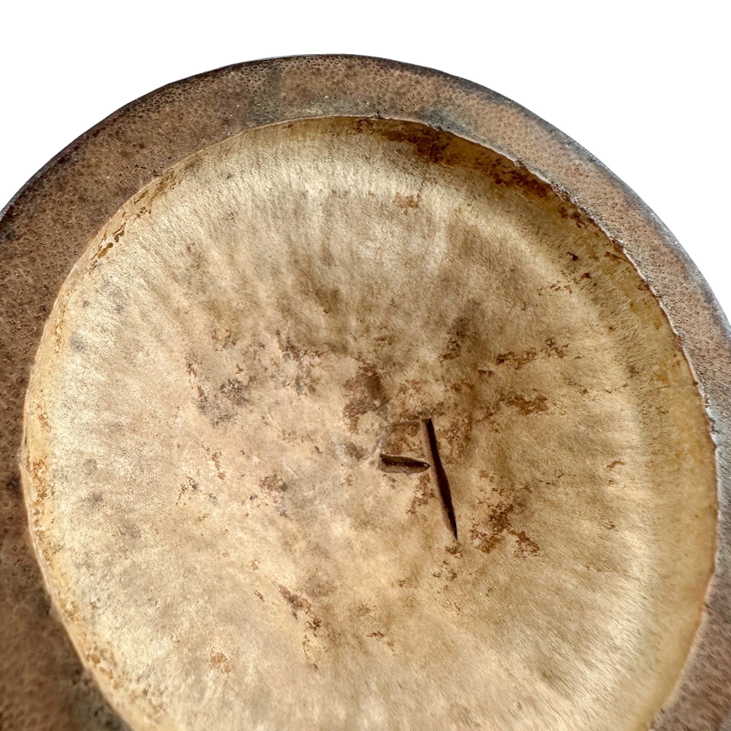 19th century Japanese Daoist cylindrical bamboo brush pot / bitong