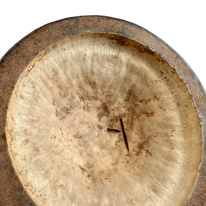 19th century Japanese Daoist cylindrical bamboo brush pot / bitong