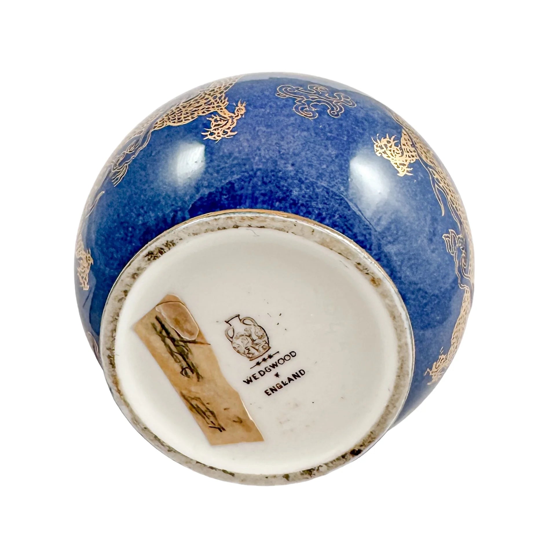 1900's Daisy Makeig-Jones for Wedgwood porcelain double gourd "Celestial Dragon" vase