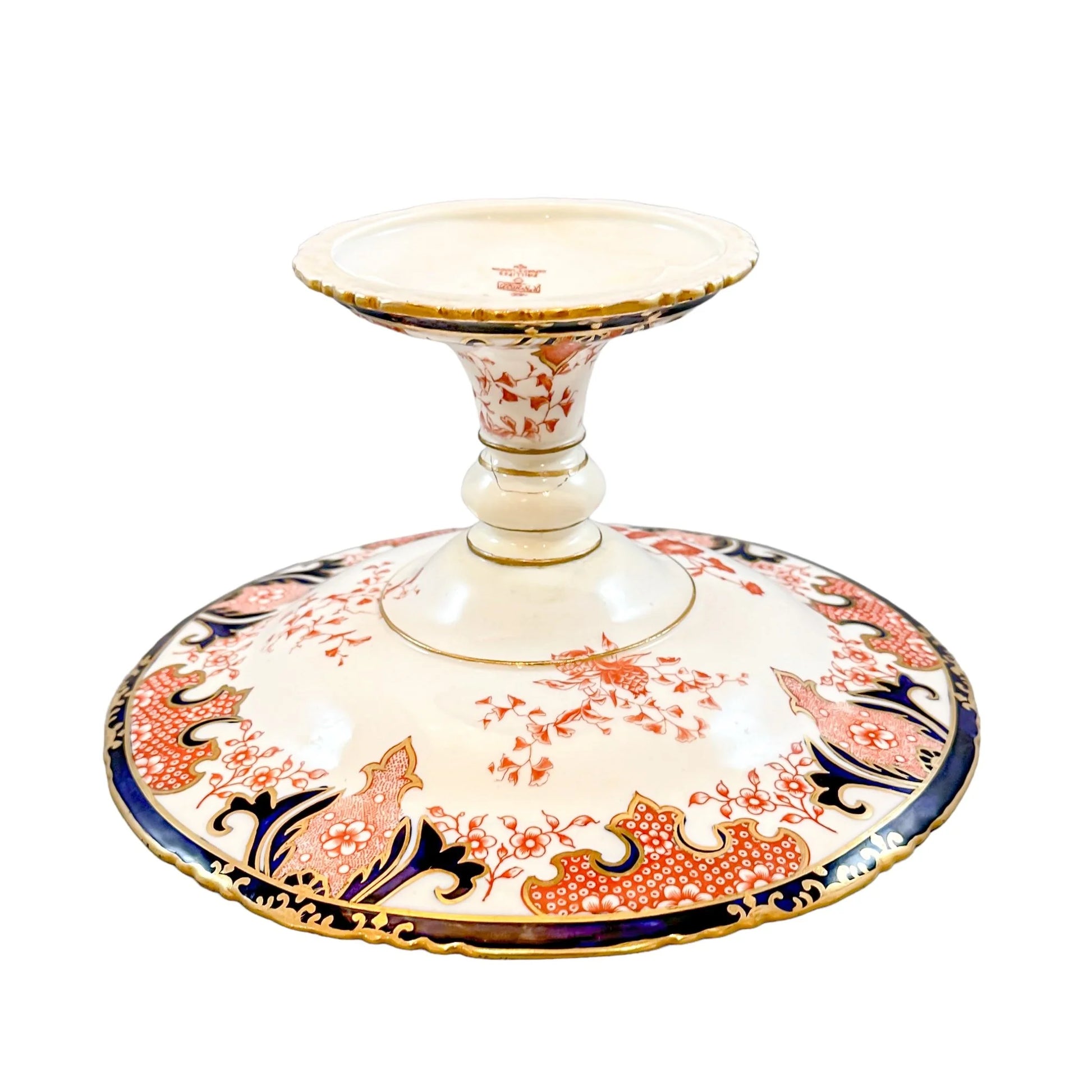 Victorian Royal Crown Derby Imari pedestal cake stand