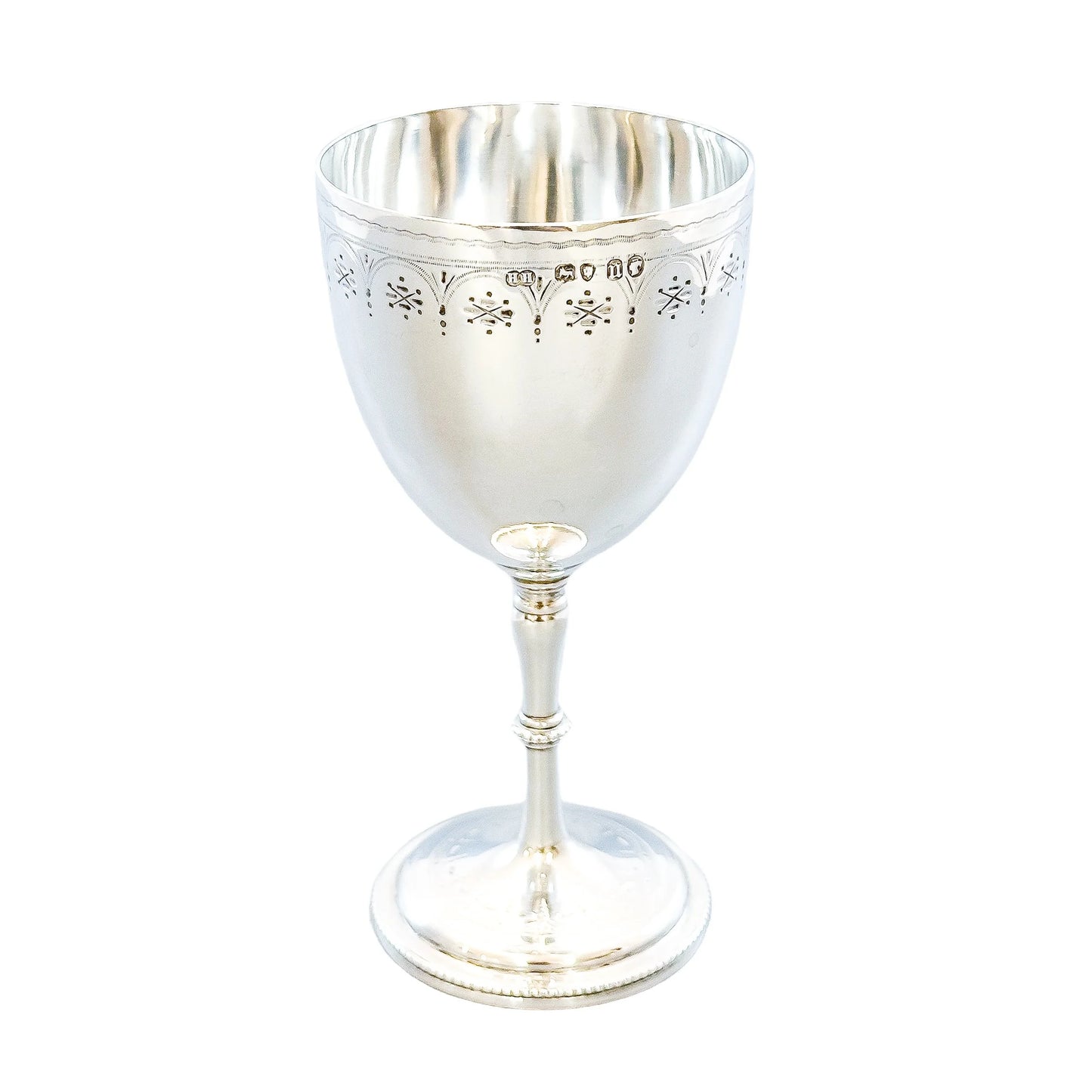 Mid-Victorian sterling silver chalice
