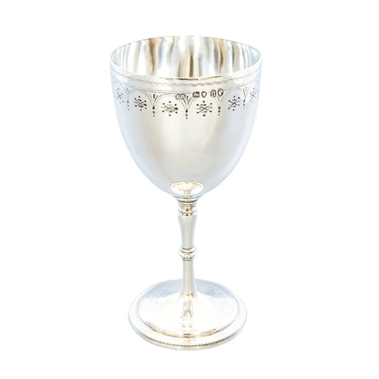 Mid-Victorian sterling silver chalice