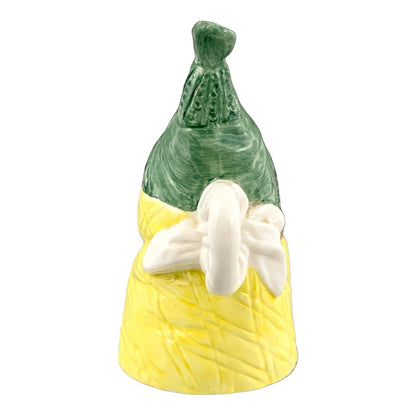 Vintage hand painted Royal Worcester porcelain candle snuffer "Mr Caudle"