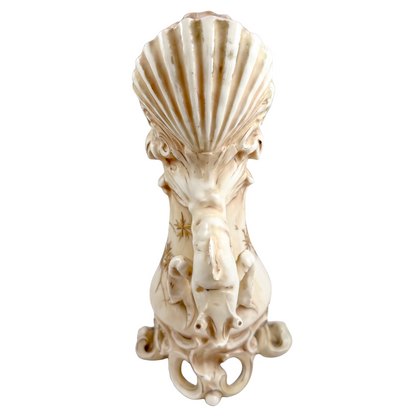 Art Nouveau Alfred Stellmacher for Turn Teplitz porcelain grotesque vase