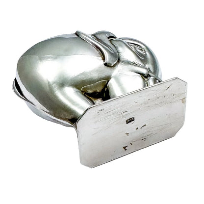 Edwardian style sterling silver elephant pin cushion