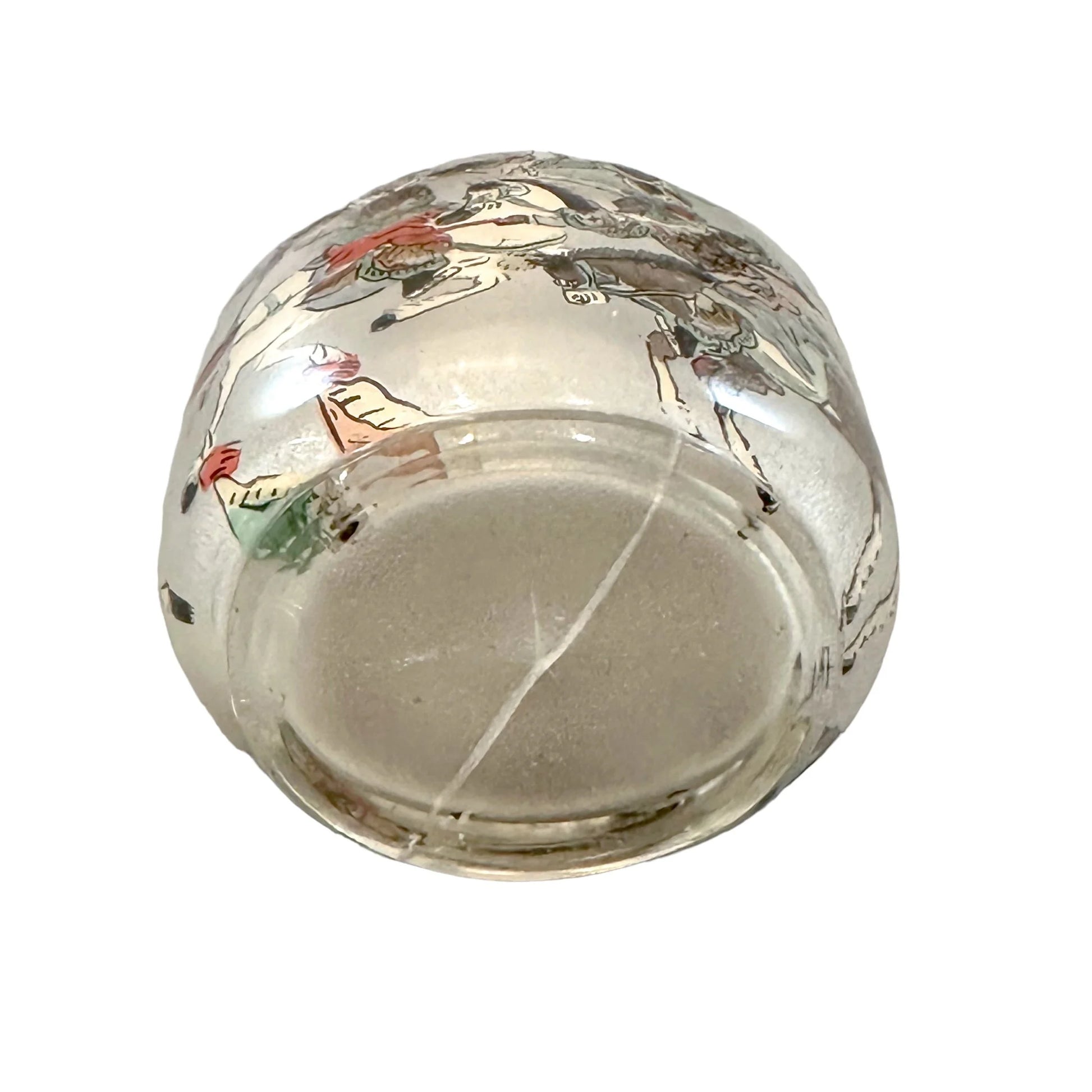 Qing dynasty Yong Shoutian "Romance of the Three Kingdoms" snuff bottle