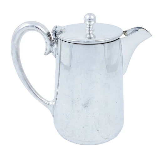 Art Deco silver plated 3 piece coffee / tea set comprising teapot, milk jug and sugar bowl
