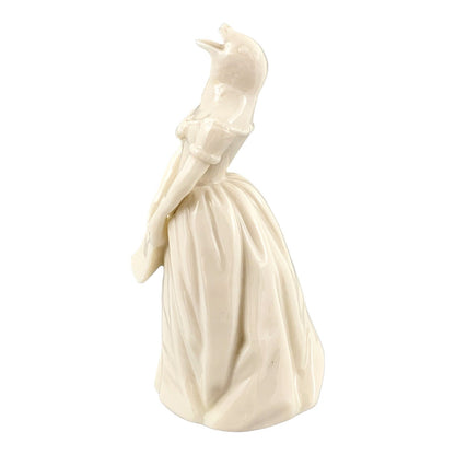 Rare Royal Worcester candle snuffer - "Confidence", Jenny Lind (Swedish Nightingale)