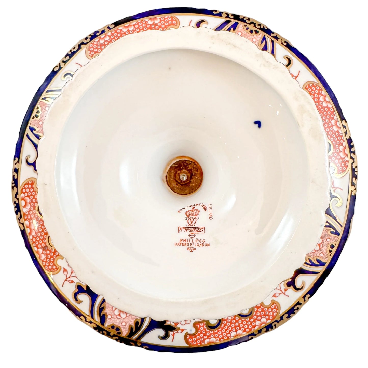 Victorian Royal Crown Derby Imari pedestal cake stand