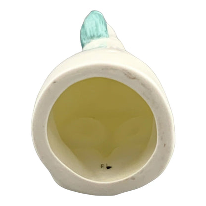 Vintage hand painted Royal Worcester porcelain candle snuffer surprised "Owl"