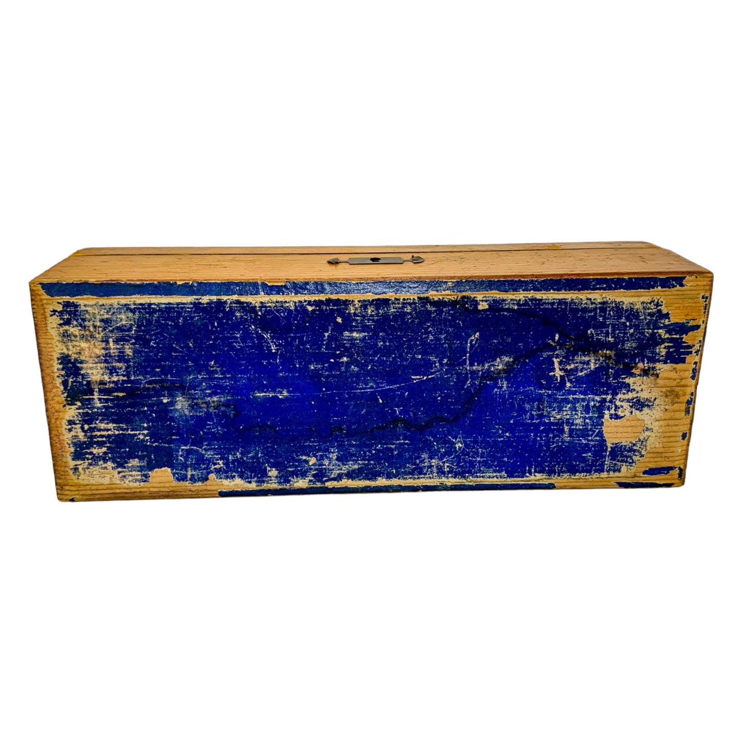 Oak Victorian glove / jewellery / sewing storage box with floral lid design