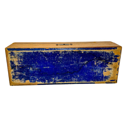 Oak Victorian glove / jewellery / sewing storage box with floral lid design