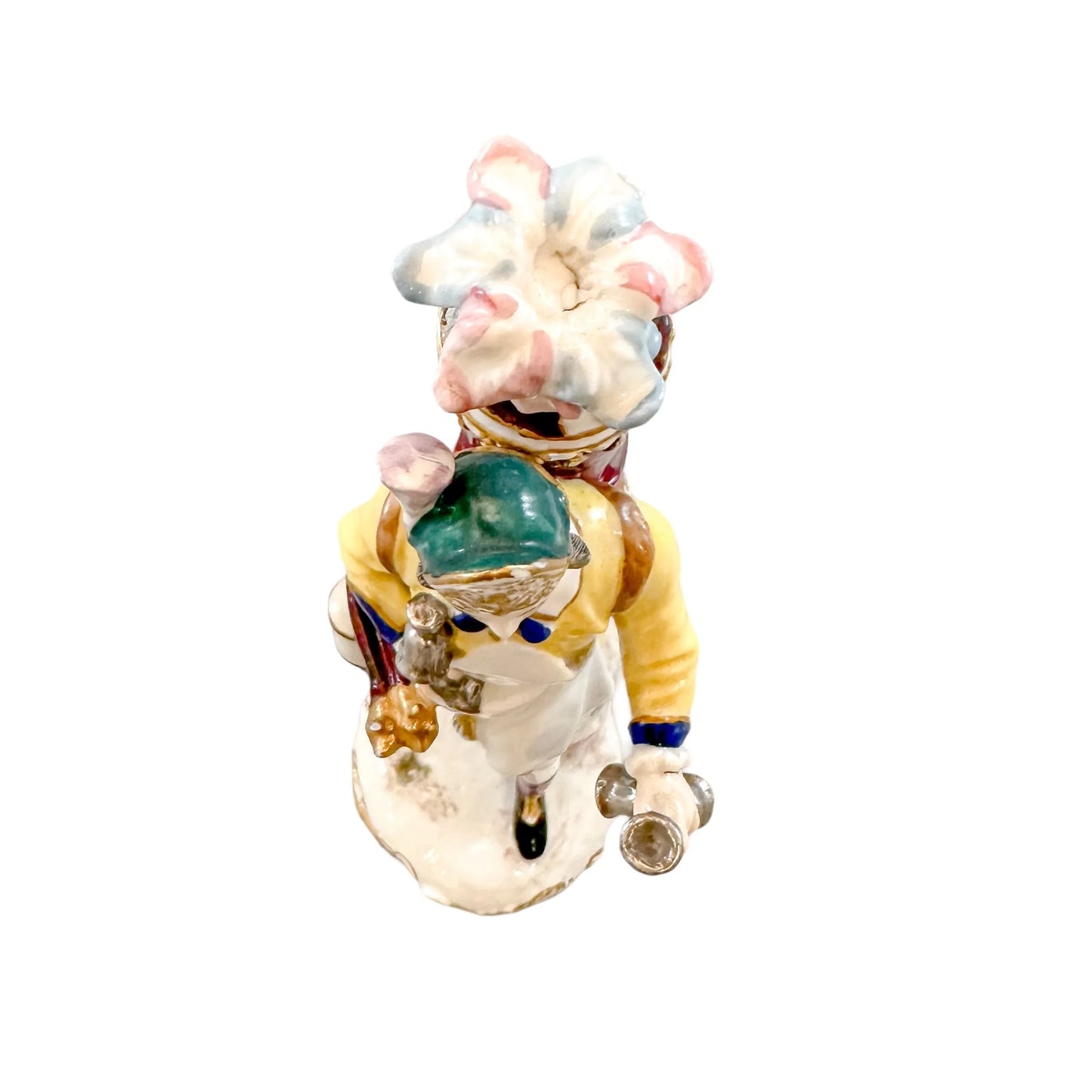 19th century French Samson, Paris porcelain figurine of fireman