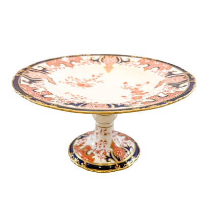 Victorian Royal Crown Derby Imari pedestal cake stand