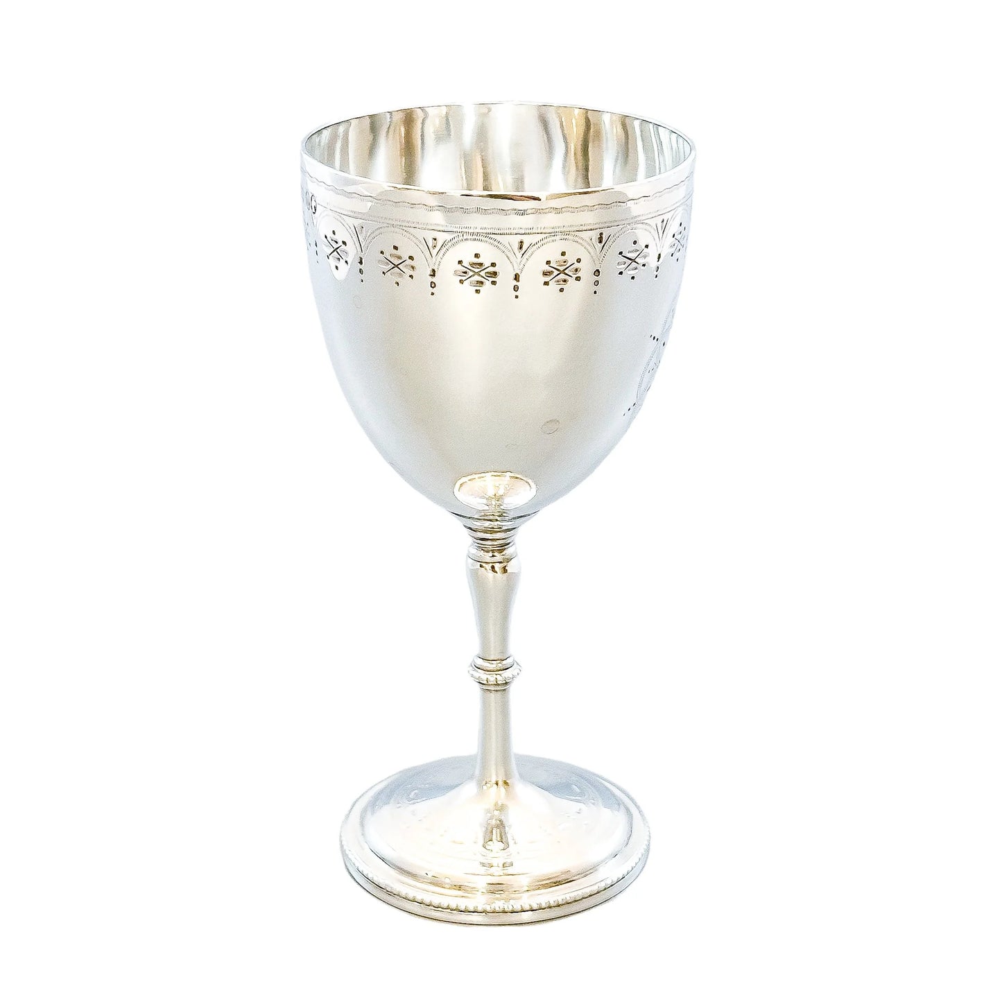 Mid-Victorian sterling silver chalice