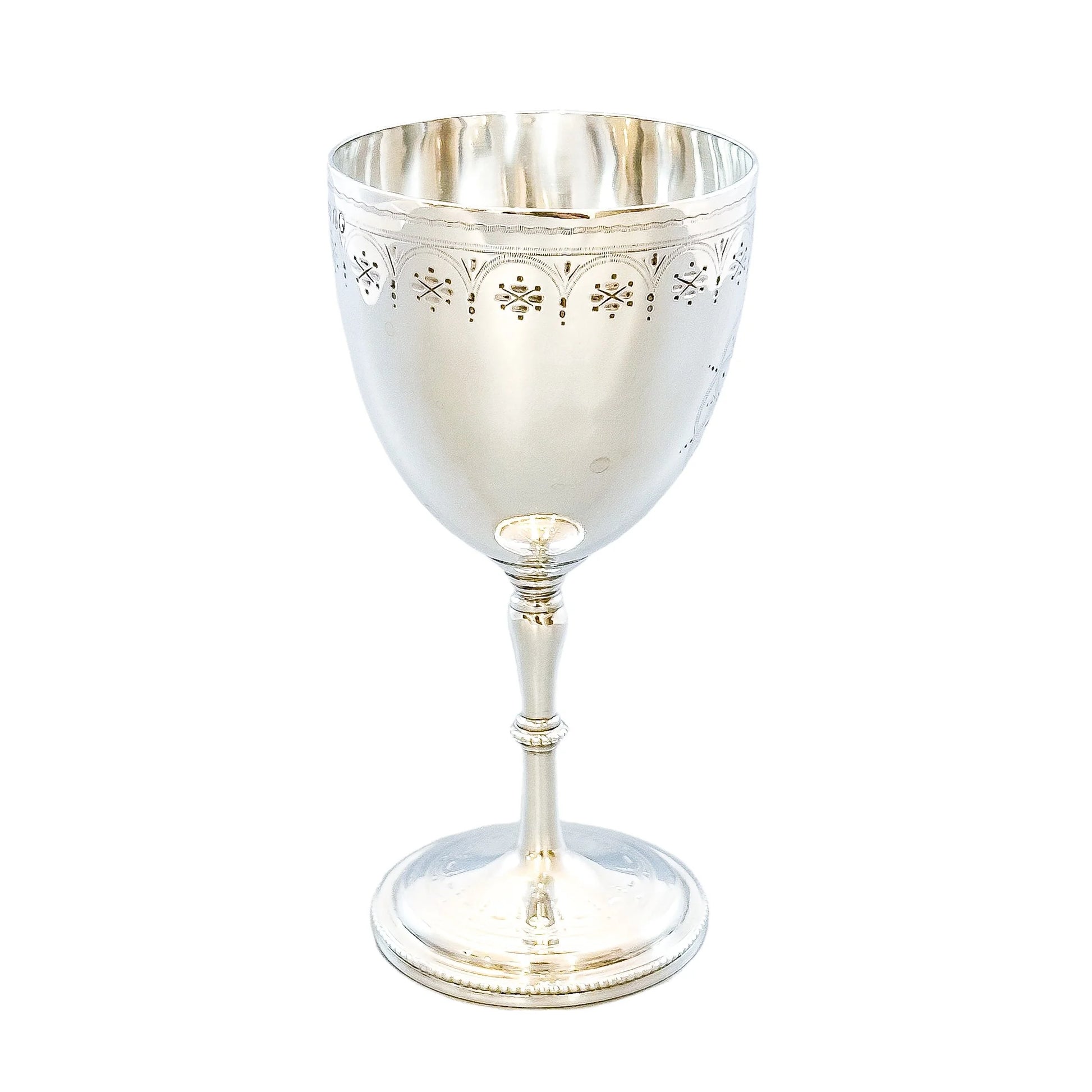Mid-Victorian sterling silver chalice