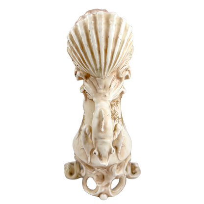 Art Nouveau Alfred Stellmacher for Turn Teplitz porcelain grotesque vase