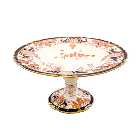Victorian Royal Crown Derby Imari pedestal cake stand
