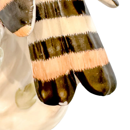 Pair of French 19th century Sèvres style porcelain Hoopoe bird figurines
