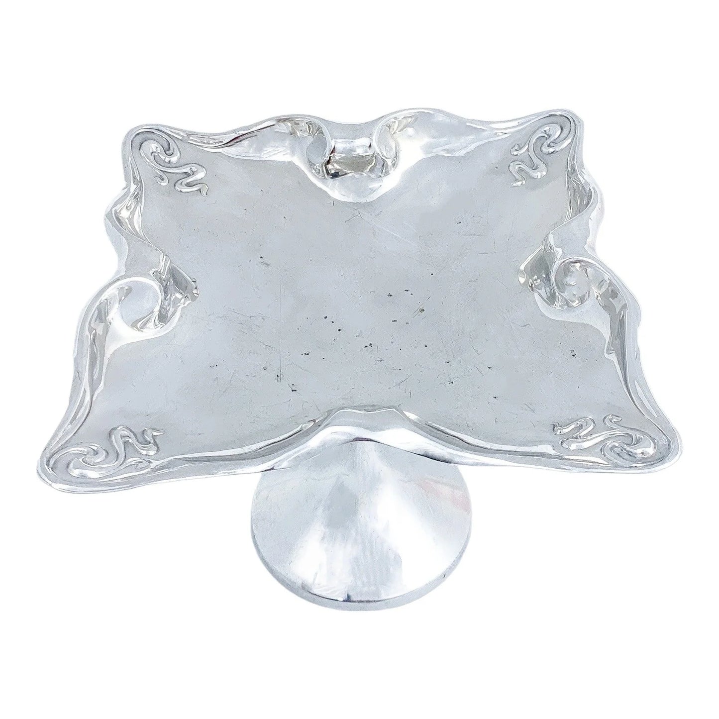 Edwardian Art Nouveau silver plated Fenton Brothers centrepiece / candy dish / fruit bowl