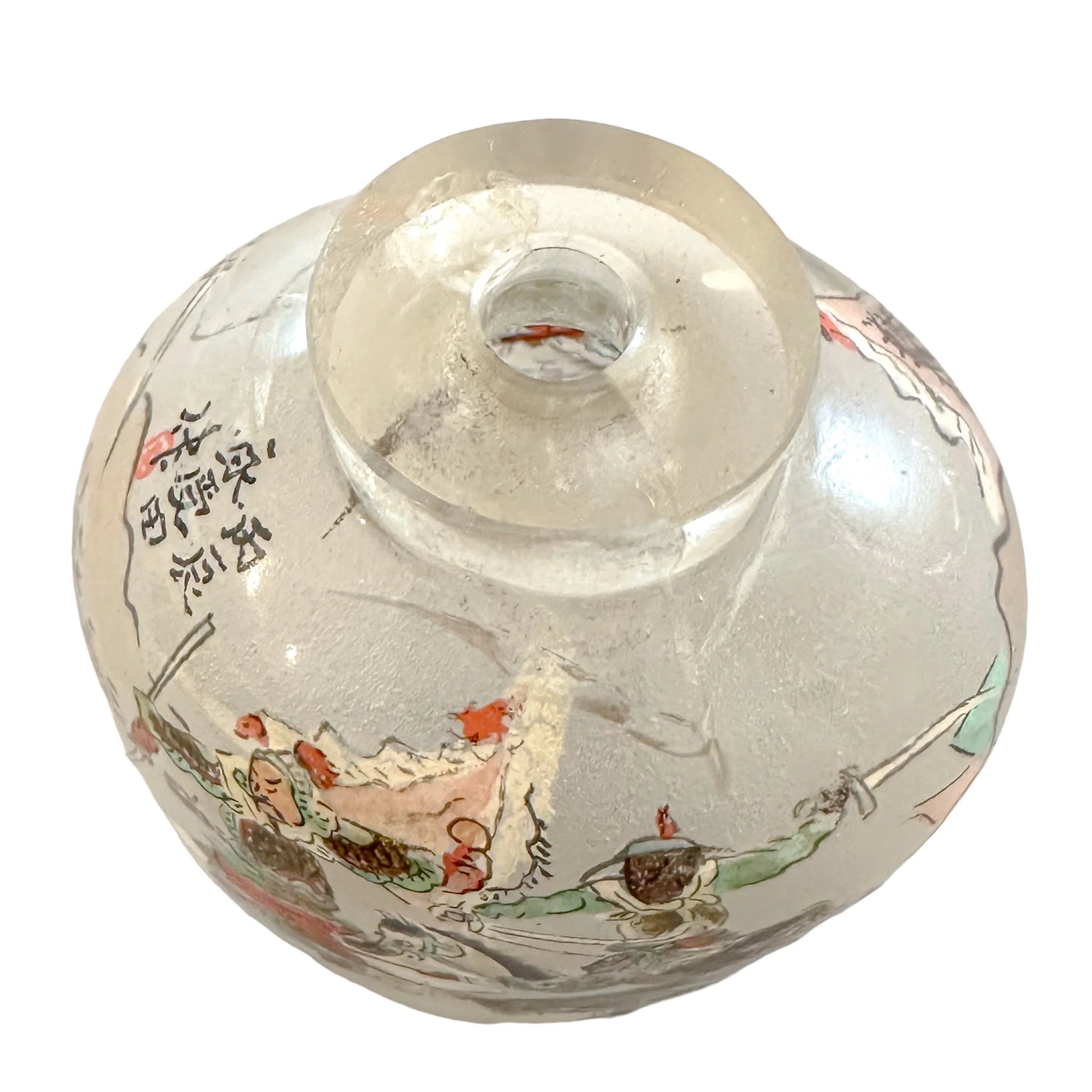 Qing dynasty Yong Shoutian "Romance of the Three Kingdoms" snuff bottle