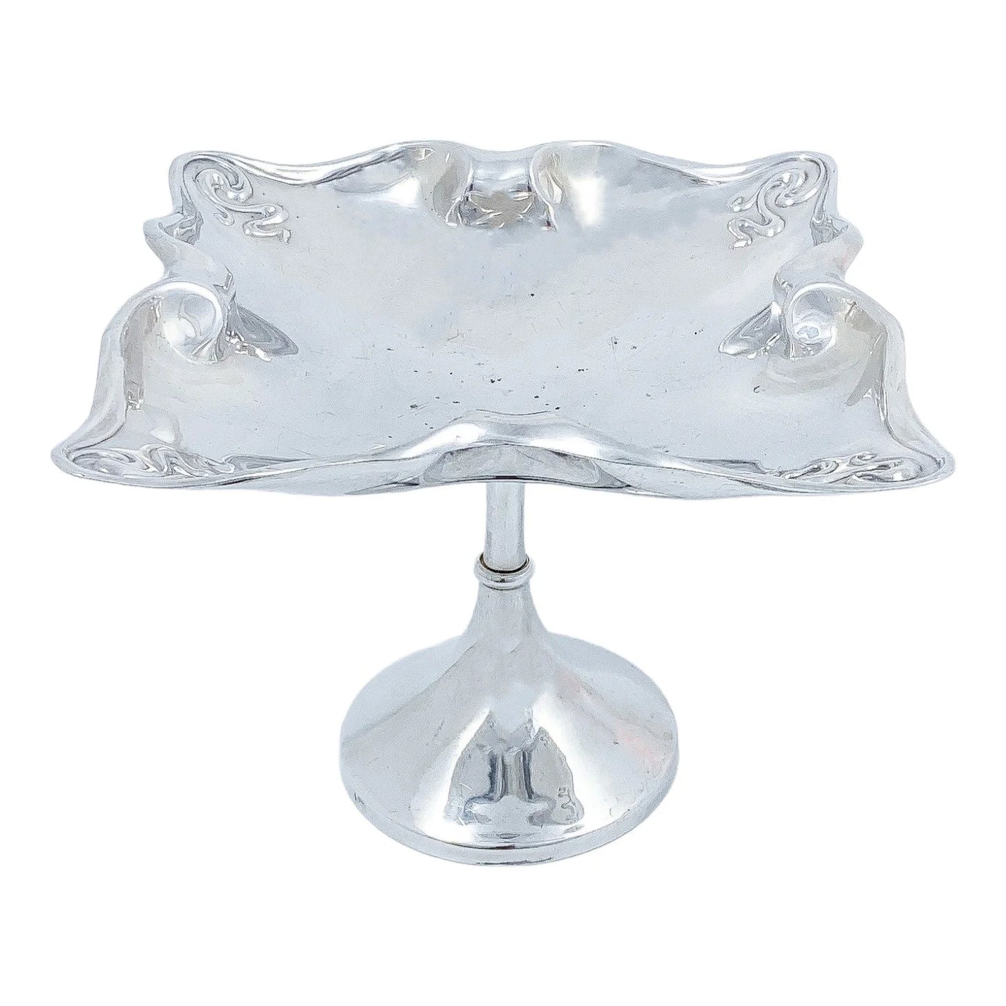 Edwardian Art Nouveau silver plated Fenton Brothers centrepiece / candy dish / fruit bowl