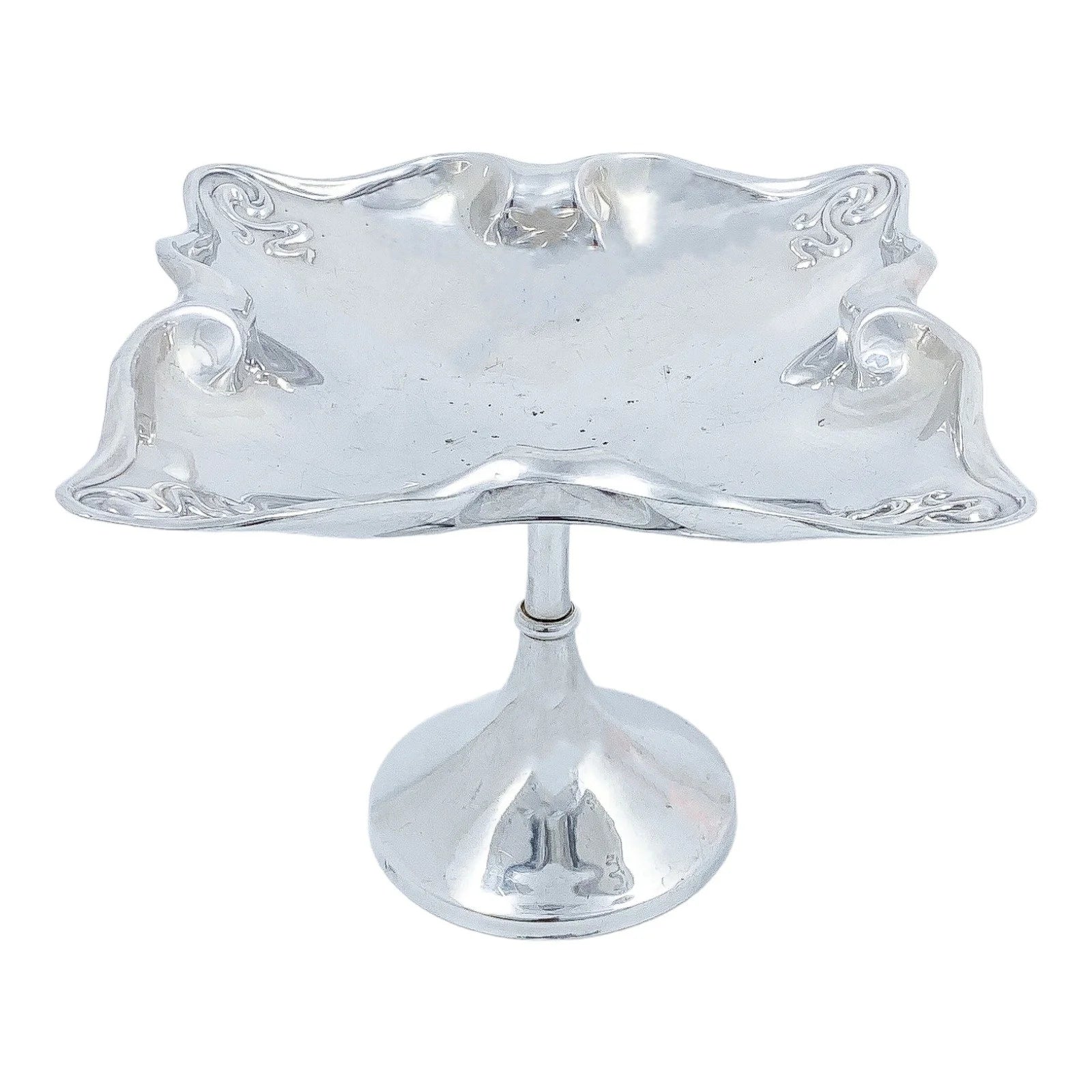 Edwardian Art Nouveau silver plated Fenton Brothers centrepiece / candy dish / fruit bowl