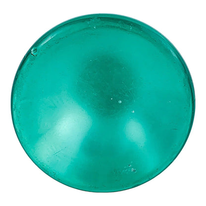 Mid-century Austrian huge sea-green bell-shaped glass paperweight