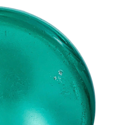 Mid-century Austrian huge sea-green bell-shaped glass paperweight