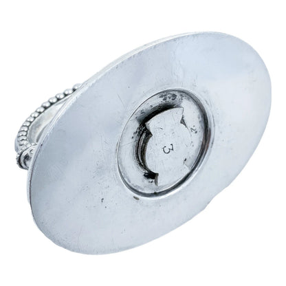 Victorian Hukin & Heath silver plated oval entrée serving tureen dish with ornate beaded borders and handle