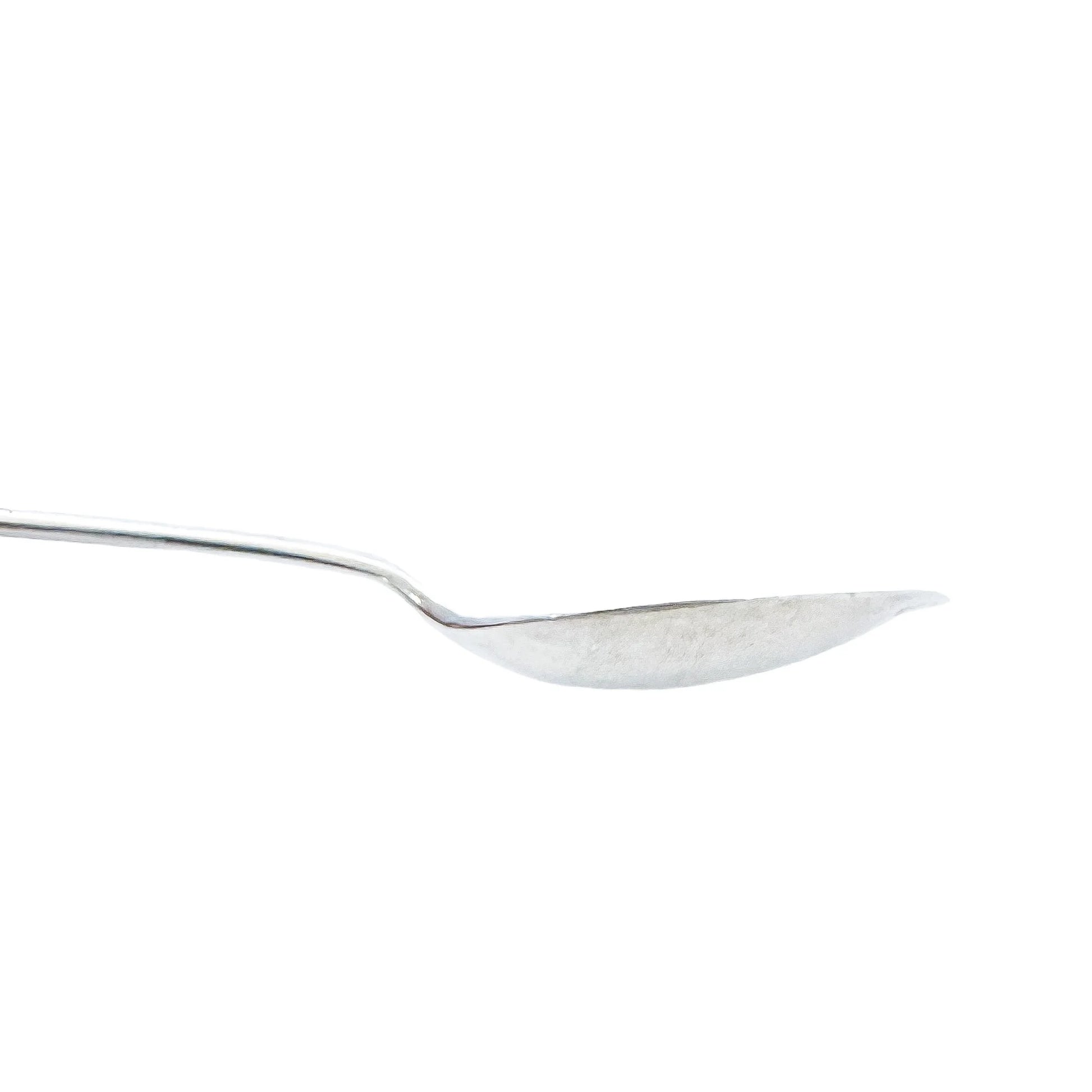 Edwardian cased set of 6 sterling silver tea or coffee spoons with sugar tongs