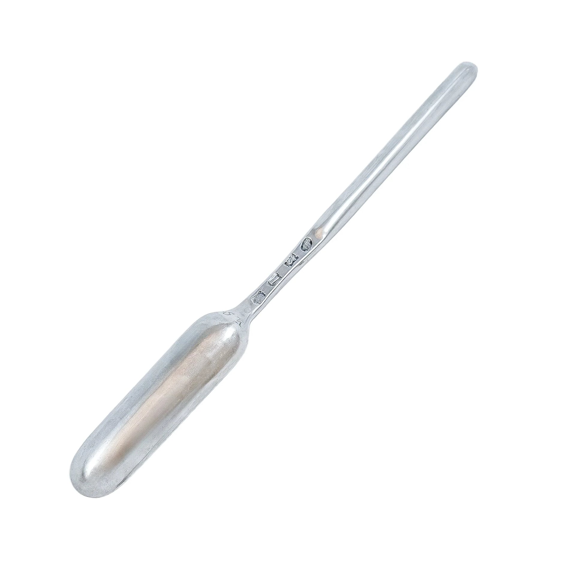 George II sterling silver marrow scoop spoon