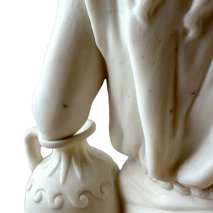 Victorian Parian ware figurine of Rebecca at the Well