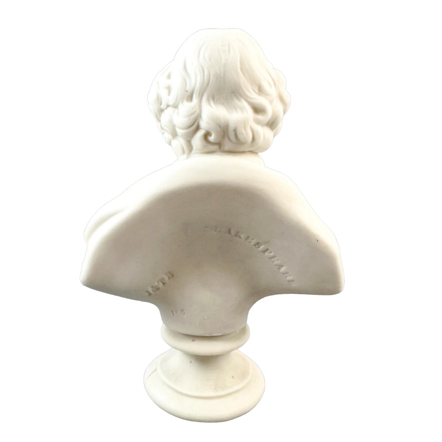 1860's James and Thomas Bevington Parian ware bust of William Shakespeare