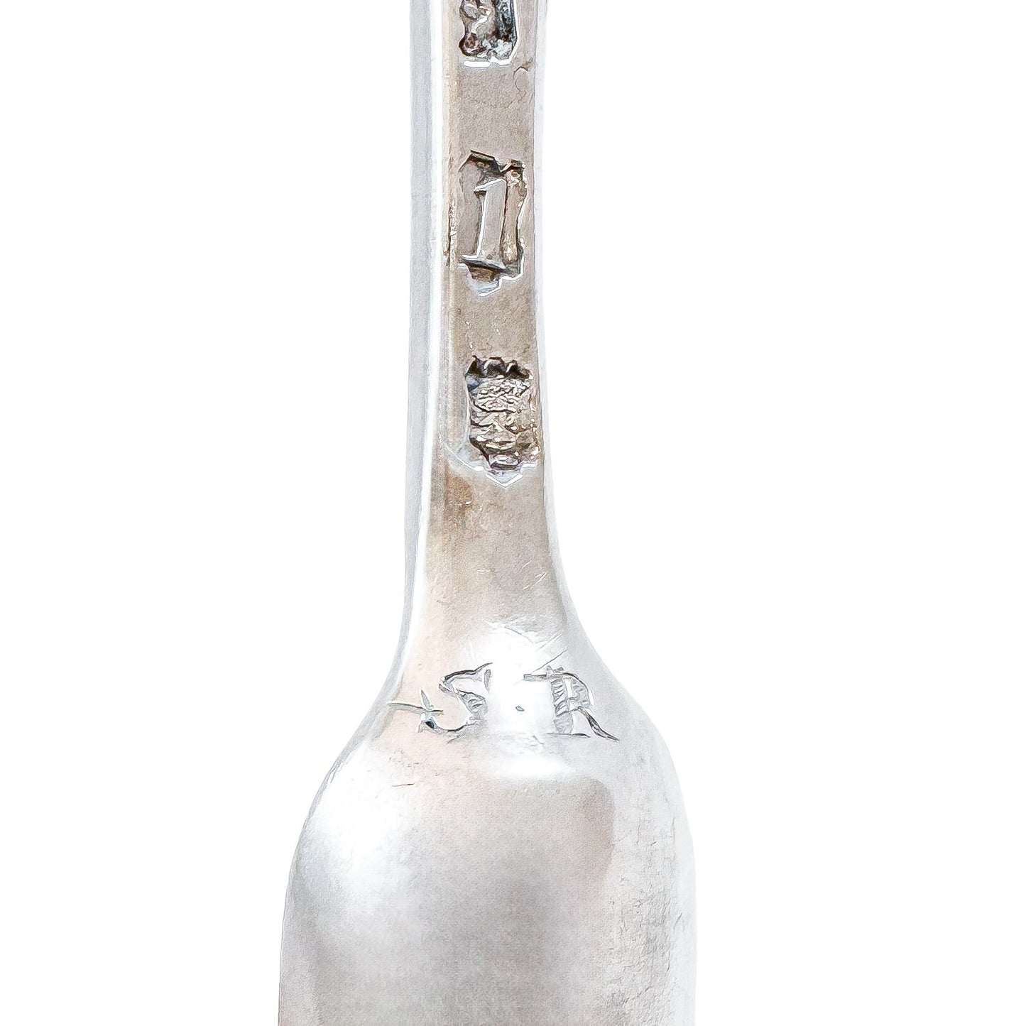 George II sterling silver marrow scoop spoon
