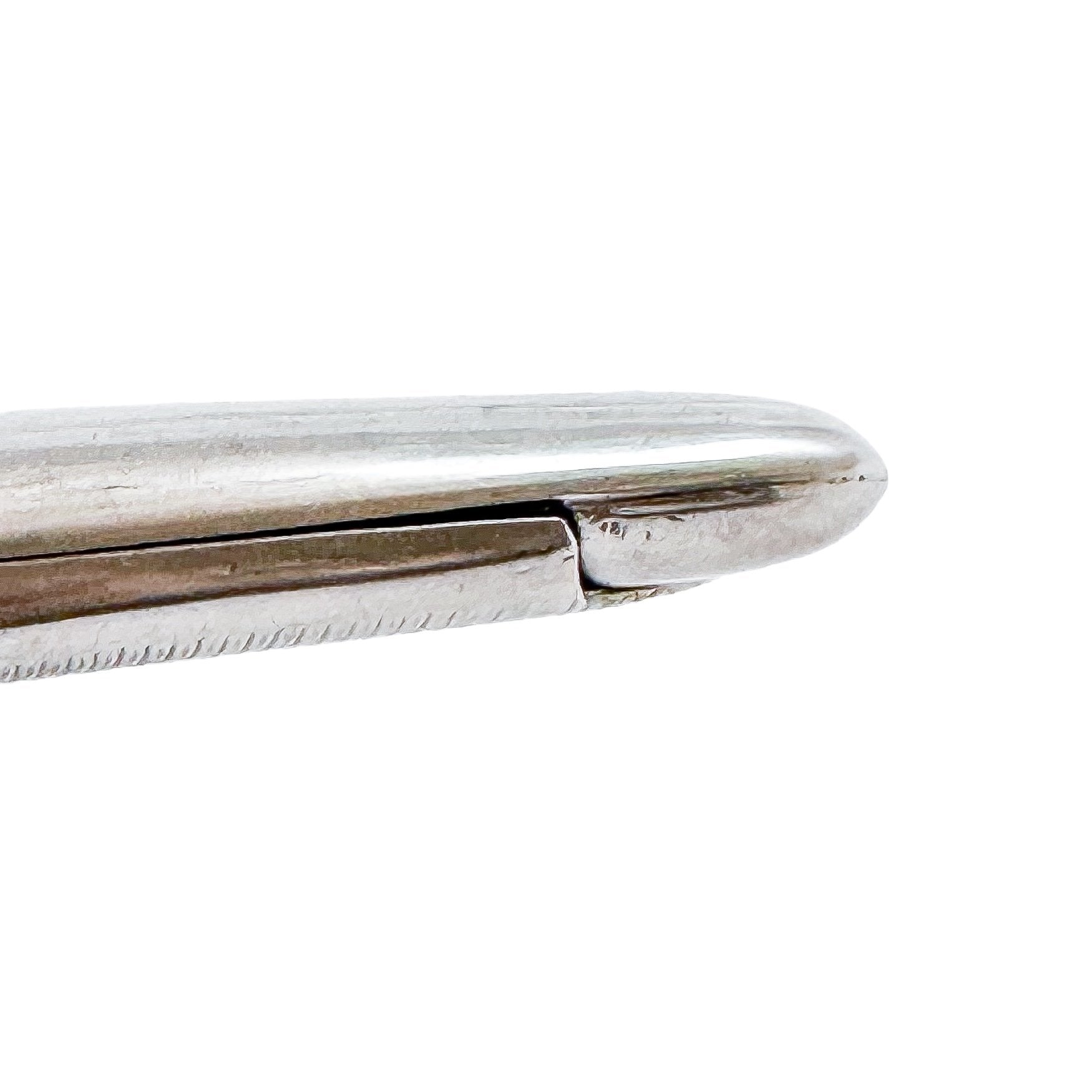 Art Deco Mappin & Webb gilt sterling silver card case with reeded body