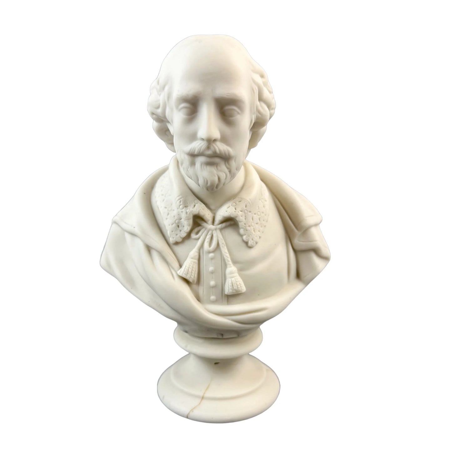 1860's James and Thomas Bevington Parian ware bust of William Shakespeare