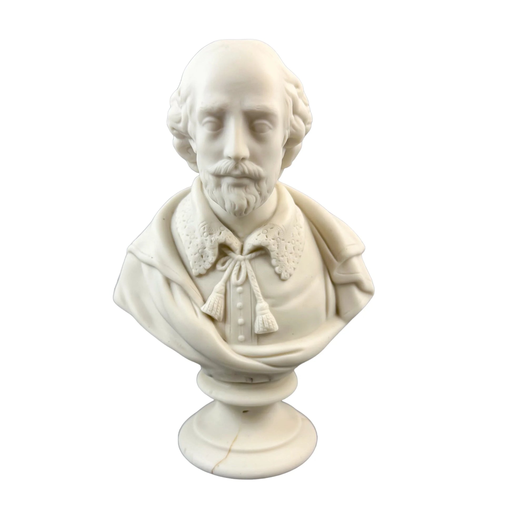 1860's James and Thomas Bevington Parian ware bust of William Shakespeare
