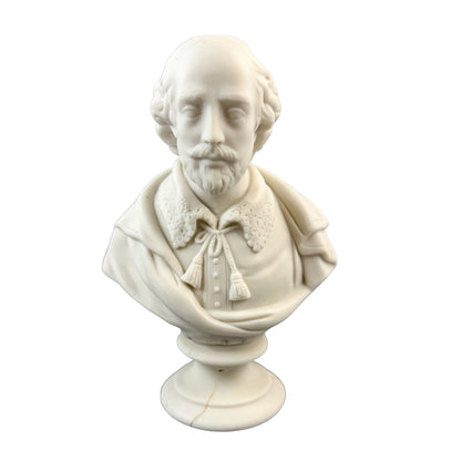 1860's James and Thomas Bevington Parian ware bust of William Shakespeare