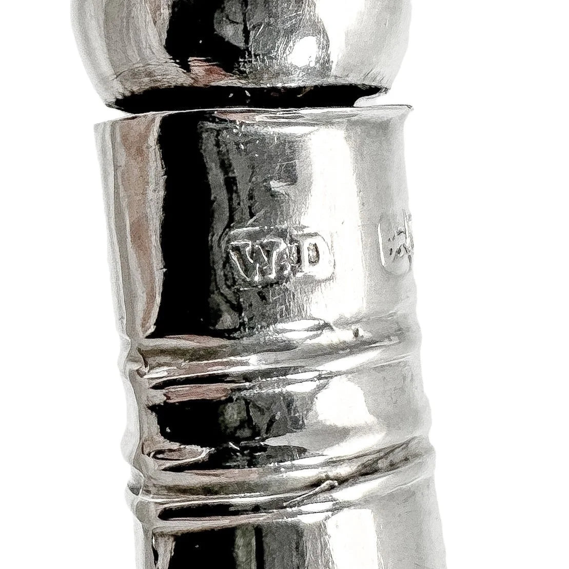 Large sterling silver Victorian bread toasting fork engraved in Art Nouveau design