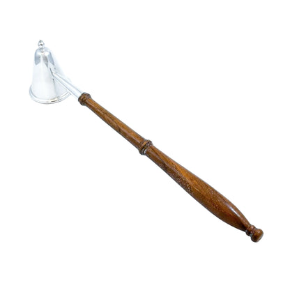 Vintage sterling silver candle snuffer, classic "lampshade" shape