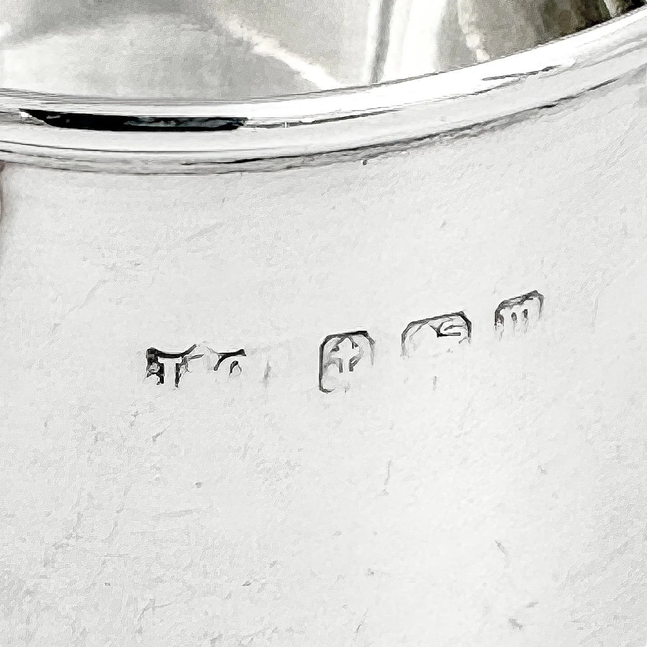 Edwardian sterling silver Art Deco sugar bowl and milk jug set, 1911