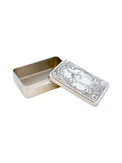 Limited edition Queen Elizabeth II Silver Jubilee Guards Regiment sterling silver pill box