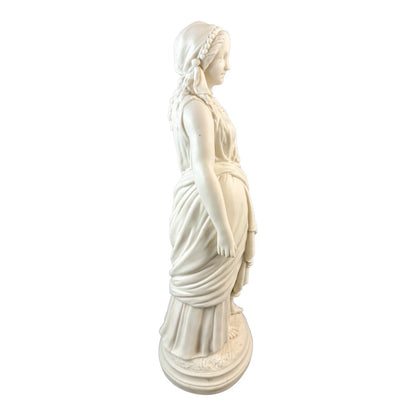 Victorian Parian ware figurine of Rebecca at the Well