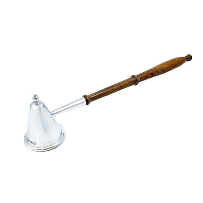 Vintage sterling silver candle snuffer, classic "lampshade" shape